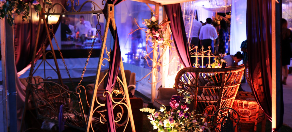 oświetlenie namiotu